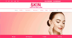 Desktop Screenshot of kashyapskinclinics.com
